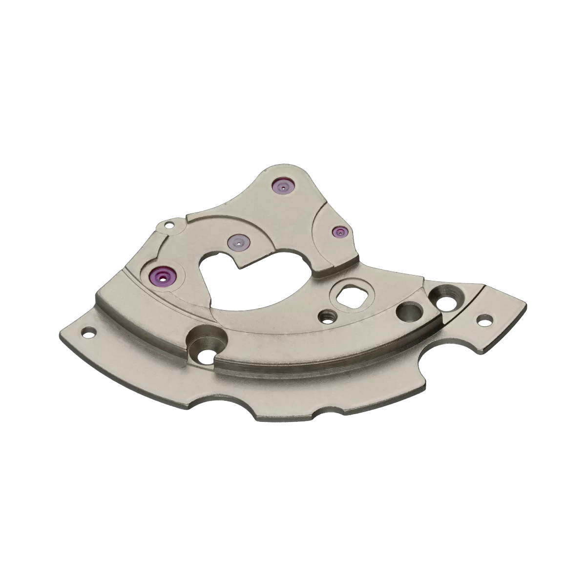 Sellita SW200-1: 110 Wheel Train Bridge, Nickel Plated