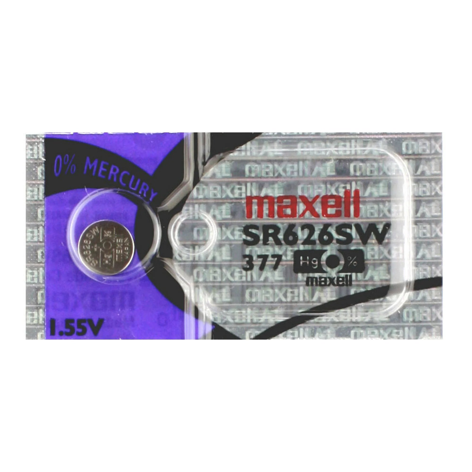 377 Maxell Watch Battery (SR 626SW)