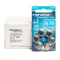 ZA675 Renata Hearing Aid Battery