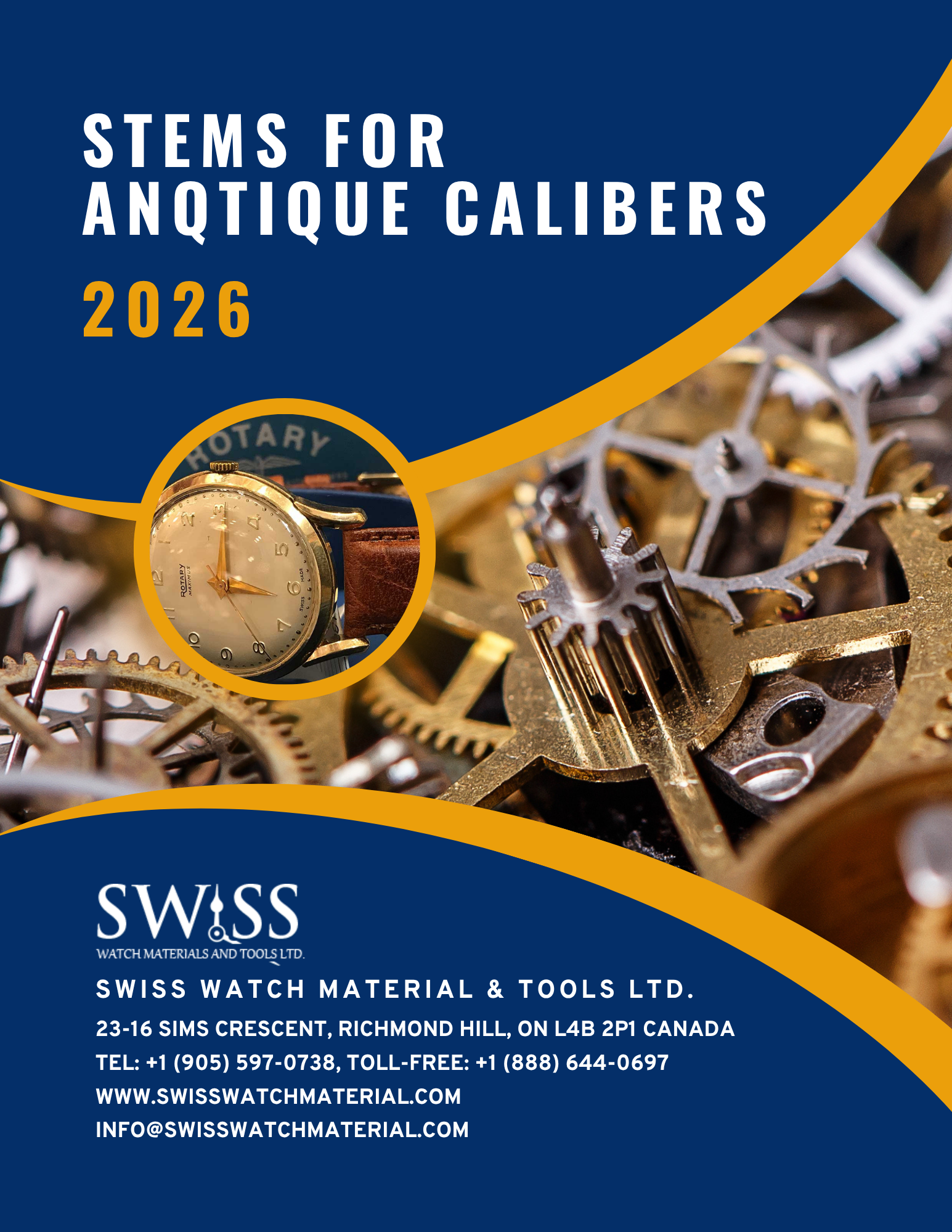 Stems For Antique Calibers Catalogue