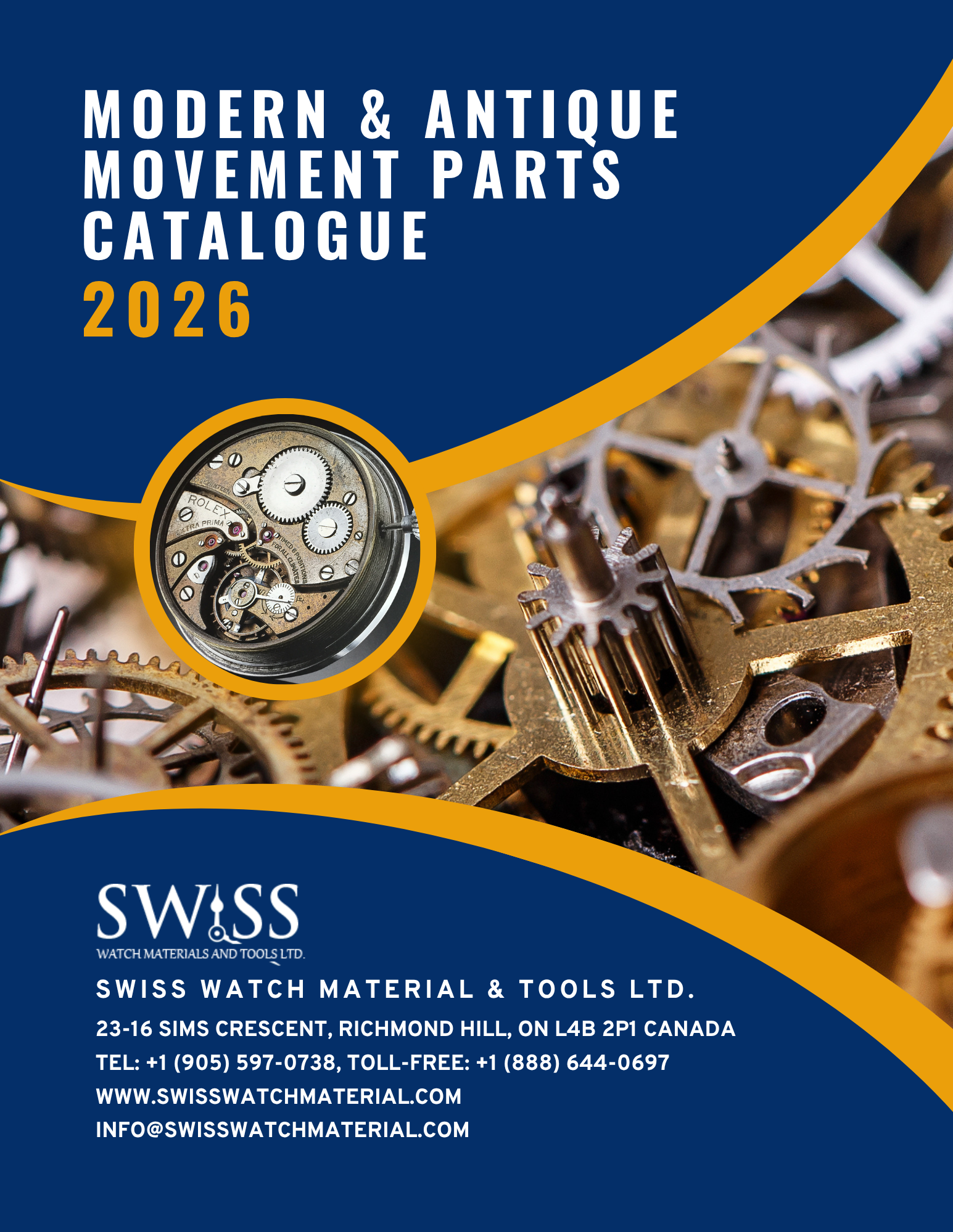 Modern & Antique Movement Part Catalogue