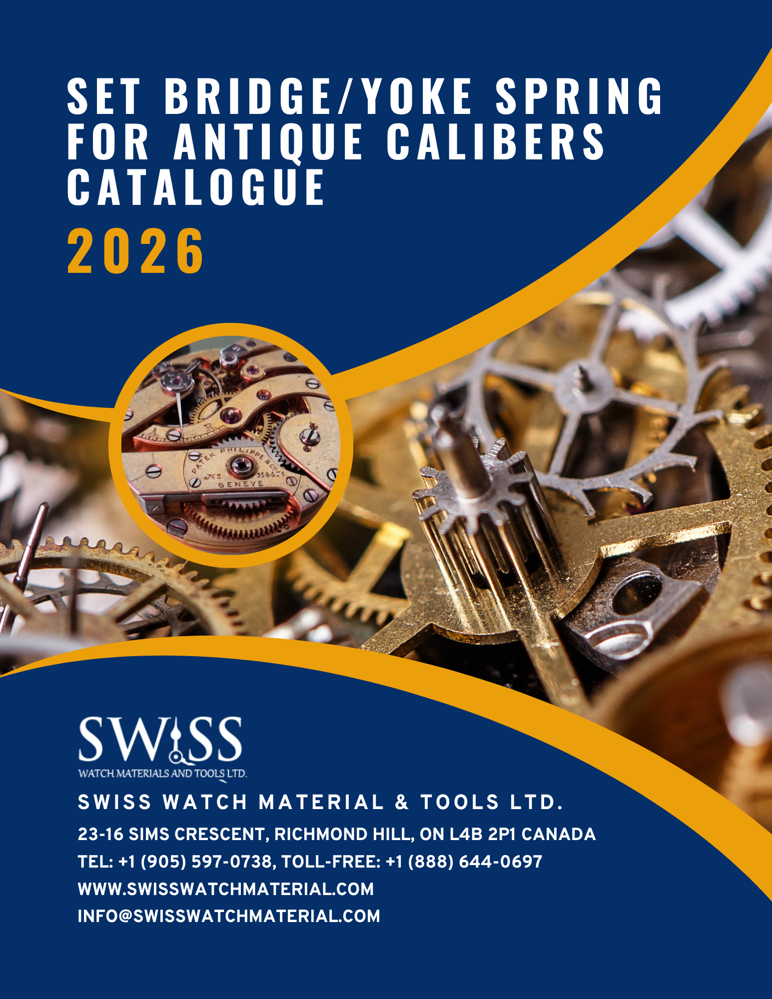 Set Bridge For Antique Calibers Catalogue