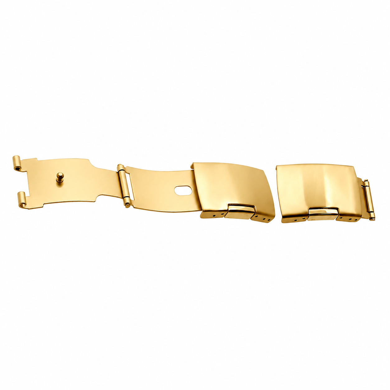 SWM Button Press Flip Lock Clasp Buckle (AC 012 Gold)