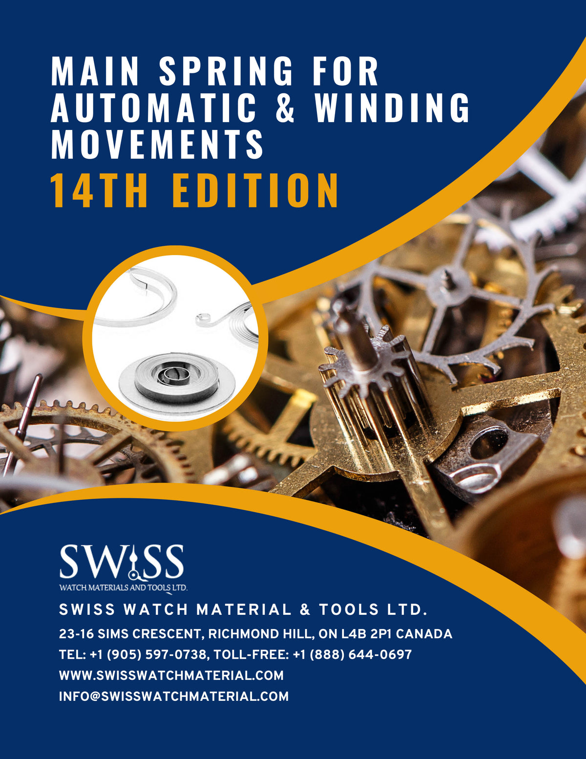 Main Springs For Automatic & Winding Movements Catalogue – Swiss Watch ...