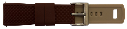 Silicone Band 22mm - Brown Tan (253BT)