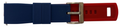 Silicone Band 22mm - Blue Red (253BR)