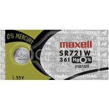 361 Maxell Watch Battery (SR 721W)