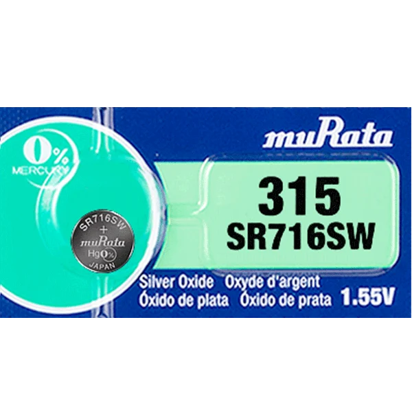 315 Murata Watch Battery (SR 716SW)