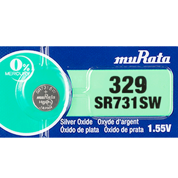 329 Murata Watch Battery (SR 731SW)