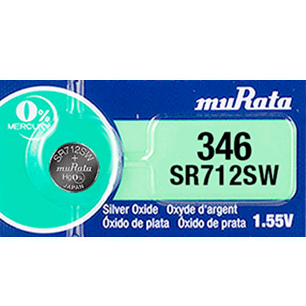 346 Murata Watch Battery (SR 712SW)