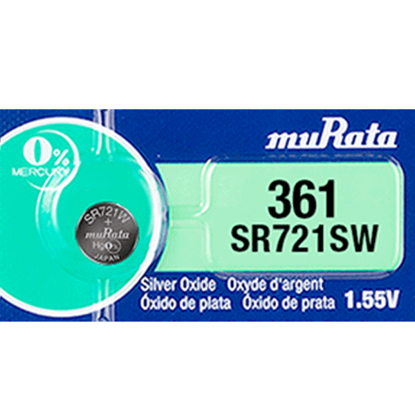 361 Murata Watch Battery (SR 721W)