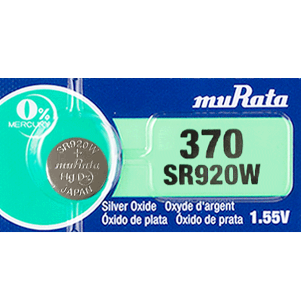 370 Murata Watch Battery (SR 920SW)