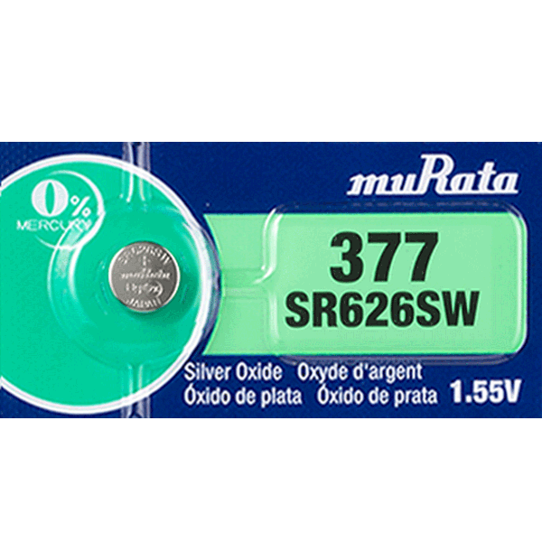 377 Murata Watch Battery (SR 626SW)
