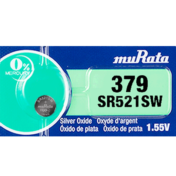 379 Murata Watch Battery (SR 521SW)