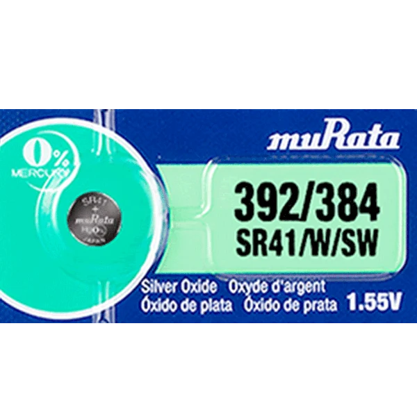 392/384 Murata Watch Battery (SR41 SW)