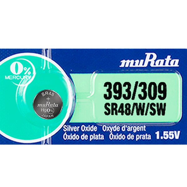 393/309 Murata Watch Battery (SR 48SW)