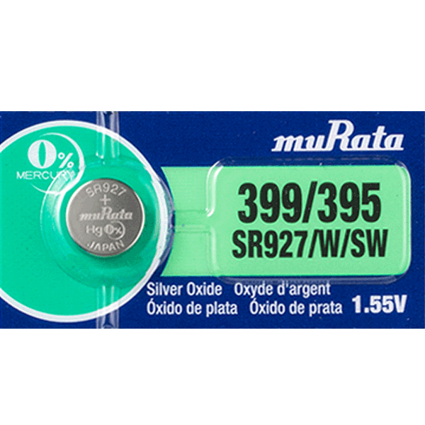 399/395 Murata Watch Battery (SR 927SW)