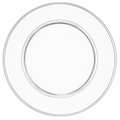 Plain Swatch Plastic Round Shape Crystal With Round Cut In Middle