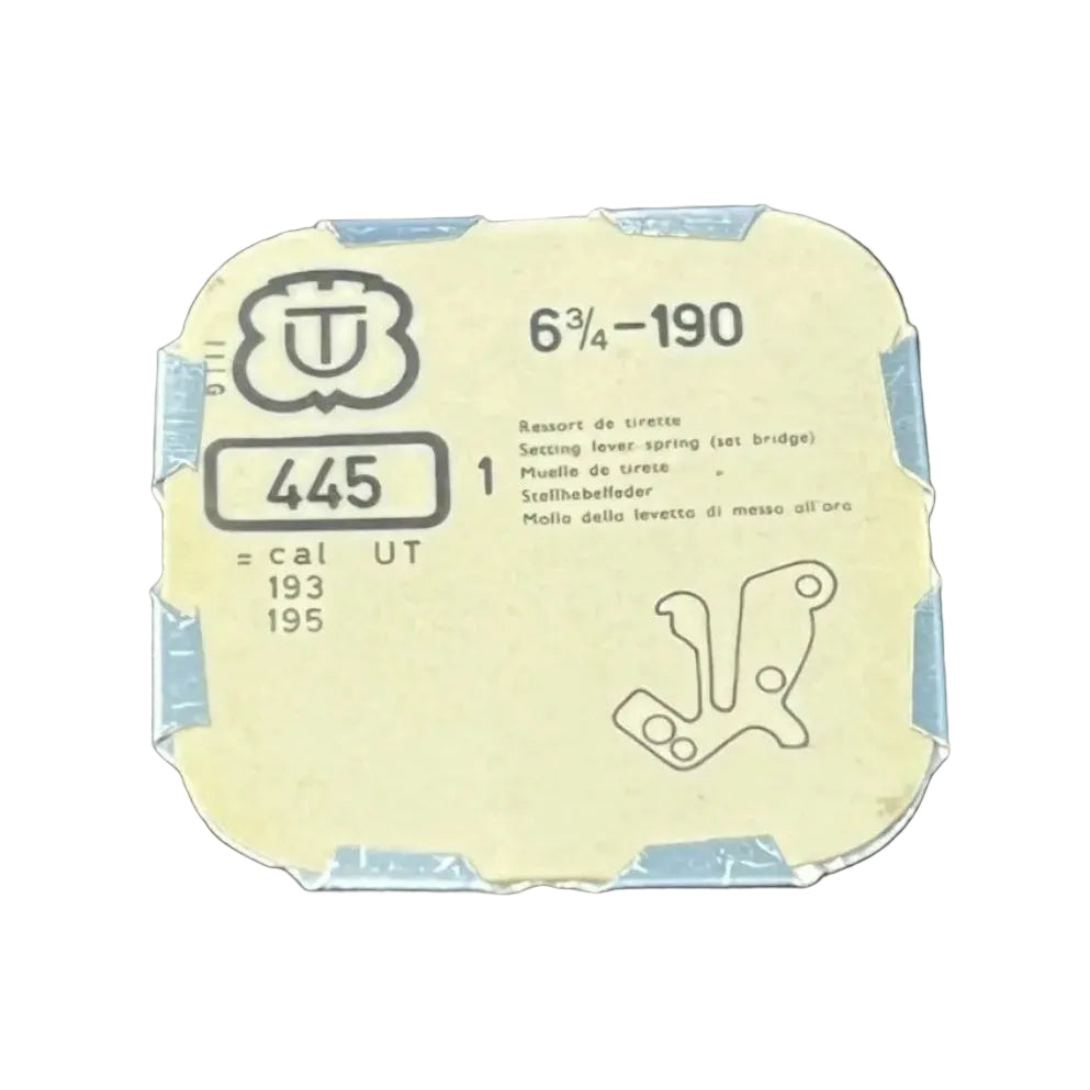 Unitas 6497: Setting Bridge / Yoke Spring