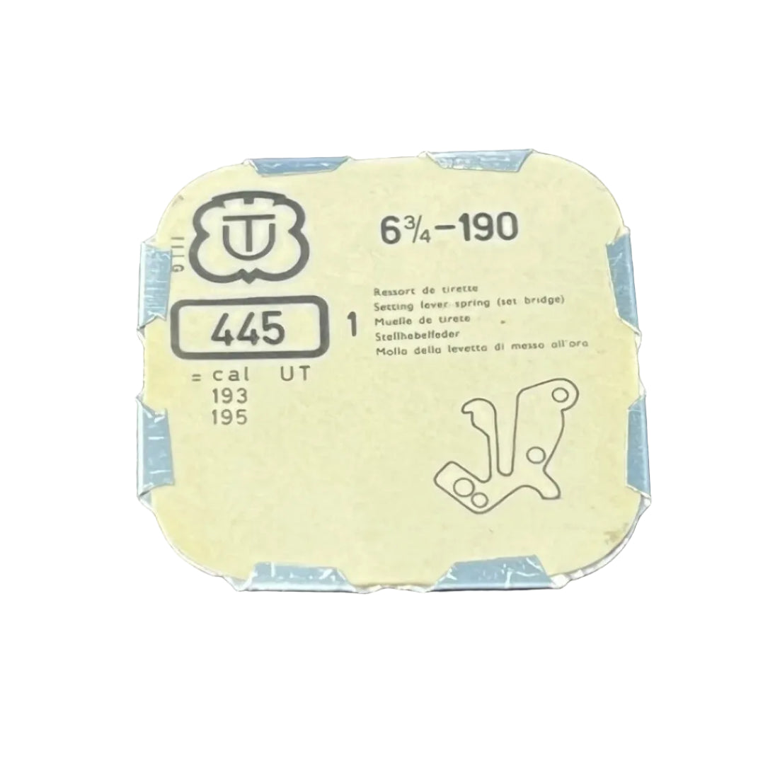 Unitas 6497: Setting Bridge / Yoke Spring